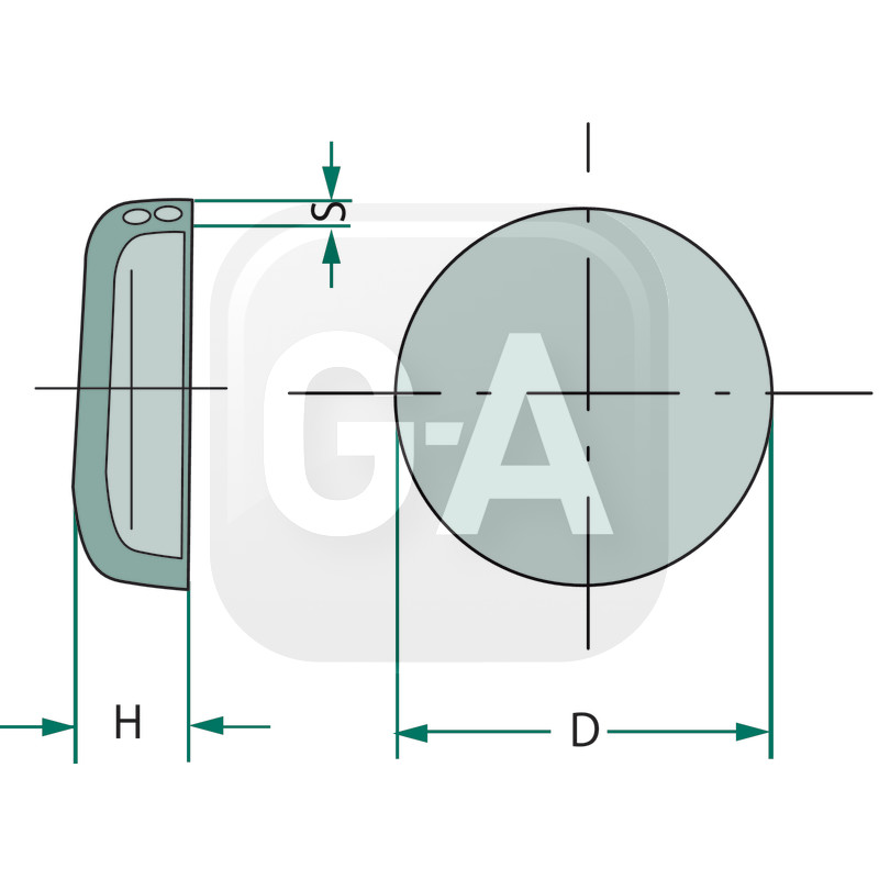 Pastille antigel rebord